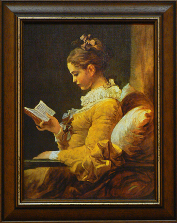 Čtenářka, J.H.Fragonard