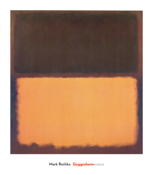 Reprodukce - Abstraktní malba - Untitled #18, 1963, Mark Rothko
