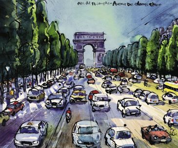 Reprodukce - Exclusive - Arc de Triomphe, Michael Leu