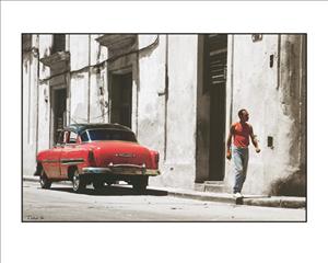 Reprodukce - Fotografie - auta / El cojo rojo, Robert To