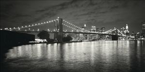 Reprodukce - Fotografie - Brooklyn Bridge at Night, Dave Butcher