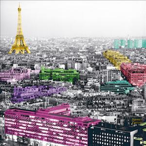 Reprodukce - Fotografie - Eiffel Colours, Anne Valverde