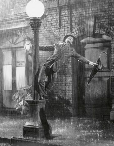 Reprodukce - Fotografie - Gene Kelly singing in the Rain, Liby