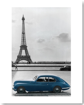 Reprodukce - Fotografie - La Voiture Bleue, Corbis/Bettmann-Archive