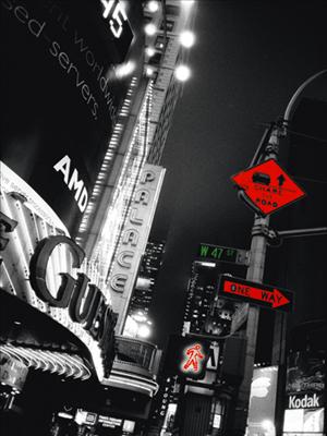 Reprodukce - Fotografie - Times Square Night, Anne Valverde