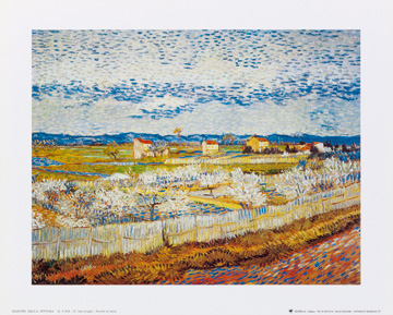 Reprodukce - Impresionismus - Pesco in fiore, Vincent van Gogh