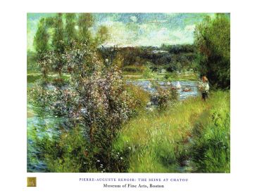 Reprodukce - Impresionismus - The Seine at Chatou, Auguste Renoir
