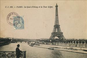 Reprodukce - Krajiny - La Quai ď Orsay et la Tour Eiffel, Wild Apple Portfolio