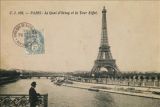 Reprodukce - Krajiny - La Quai ď Orsay et la Tour Eiffel