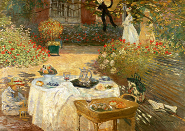Reprodukce - Krajiny - Le Déjeuner, Claude Monet