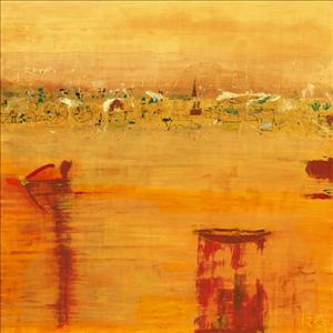 Reprodukce - Krajiny - Orange Landscape, Rose Richter - Armgart