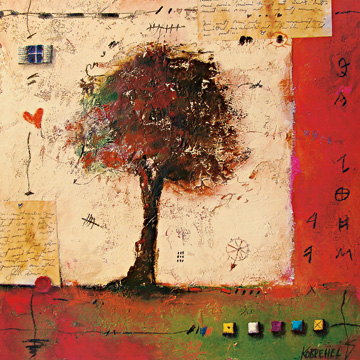 Reprodukce - Krajiny - Tree II, Sonja Kobrehel