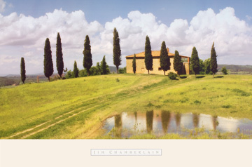 Reprodukce - Krajiny - Tuscan Hillside #5, Jim Chamberlain