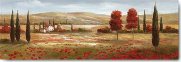 Reprodukce - Krajiny - Tuscan Poppies II, Nan