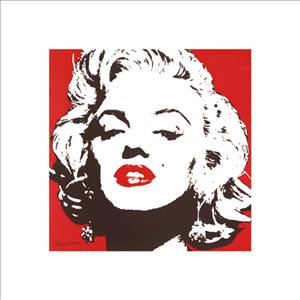 Reprodukce - Kult, Pop art, Vintage - Marilyn Monroe (Red) II, Pyramid Studios
