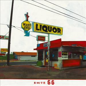 Reprodukce - Kult, Pop art, Vintage - Route 66 - West End Liquor, Ayline Olukman