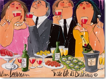 Reprodukce - Kultovní & Pop Art & Vinobraní - It ´s delicious, El van Leersum
