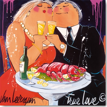 Reprodukce - Kultovní & Pop Art & Vinobraní - True Love, El van Leersum