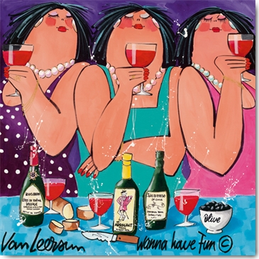 Reprodukce - Kultovní & Pop Art & Vinobraní - Wanna have Fun, El van Leersum