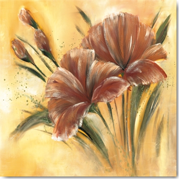 Reprodukce - Květiny - Fleur brune I, Isabelle Zacher-Finet