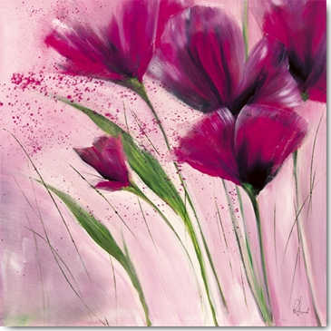 Reprodukce - Květiny - Le jour en rose II, Isabelle Zacher-Finet