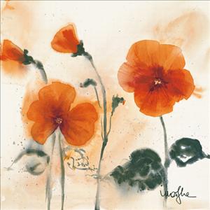Reprodukce - Květiny - Les Pensées I, Marthe
