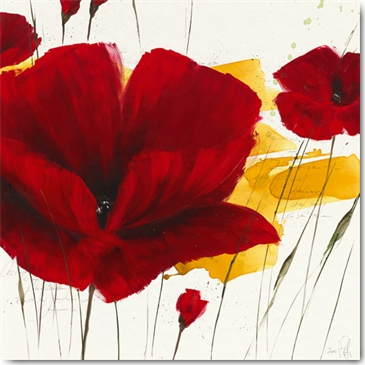 Reprodukce - Květiny - Liberté fleurie II, Isabelle Zacher-Finet