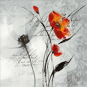 Reprodukce - Květiny - Petite aventure fleurie II, Isabelle Zacher - Finet