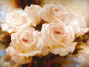 Reprodukce - Květiny - Pink Roses I, Igor Levashov