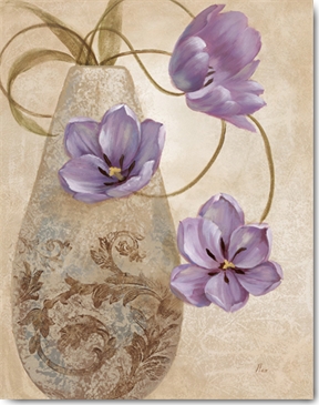 Reprodukce - Květiny - Purple Sophistication I, Nan