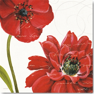 Reprodukce - Květiny - Rouge Paris II, Lisa Audit
