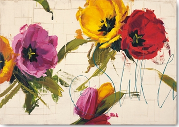 Reprodukce - Květiny - Still Life with Tulips, Antonio Massa