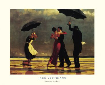Reprodukce - Lidé - The singing Butler, Jack Vettriano