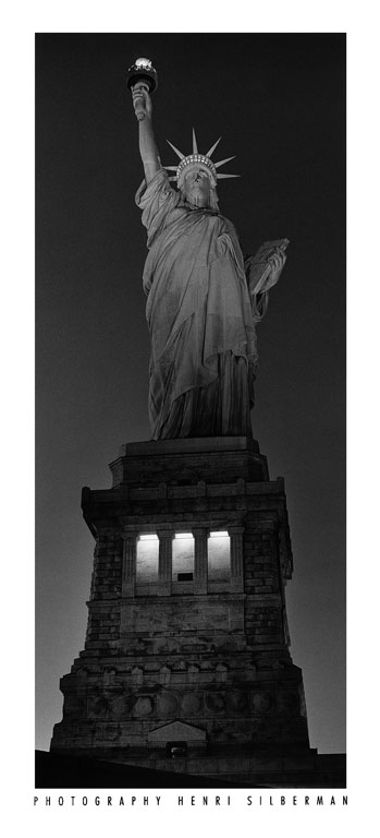 Reprodukce - Město - Statue of Liberty, Henri Silberman