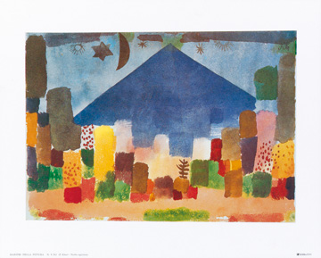 Reprodukce - Modernismus - Notte egiziana, Paul Klee