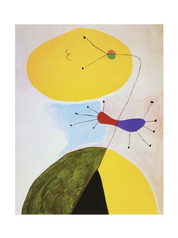 Reprodukce - Modernismus - Portrait, 1938, Joan Miró