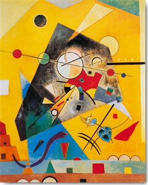Reprodukce - MU - Expresionismus - Stille Harmonie, Wassily Kandinsky