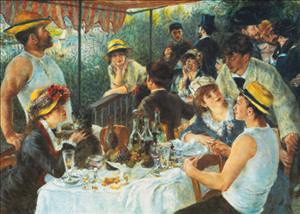 Reprodukce - MU - Impresionismus - La colazione dei canottieri, Pierre Auguste Renoir