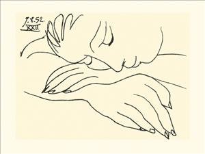 Reprodukce - MU - Moderní klasika - Sleeping Woman, Pablo Picasso