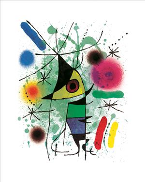 Reprodukce - MU - Moderní klasika - The Singing Fish, Joan Miró
