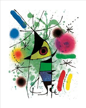 Reprodukce - MU - Moderní klasika - The Singing Fish, Joan Miró