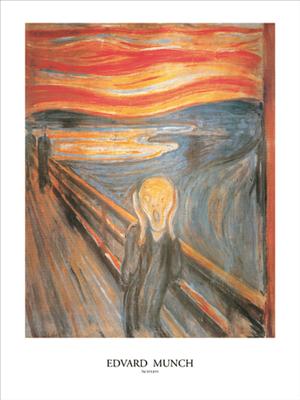 Reprodukce - MU - Moderní umění - The Scream, Edvard Munch