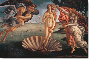 Reprodukce - MU - Renesance - Le Nascita di Venere, Sandro Botticelli