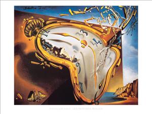Reprodukce - MU - Surrealismus - Les montres molles, Salvador Dali