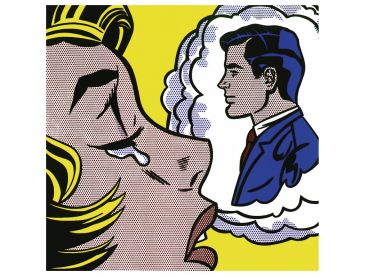 Reprodukce - Pop a op art - Thinking of him, Roy Lichtenstein