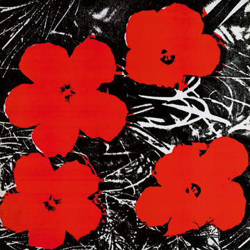 Reprodukce - Pop Art - Flowers (Red), 1964, Andy Warhol