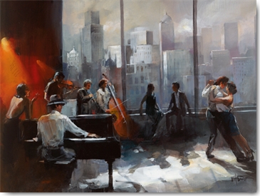 Reprodukce - Postavy a akty - Room with a View II, Willem Haenraets