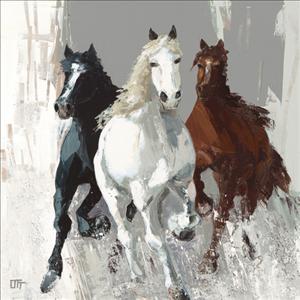 Reprodukce - Postavy & Akty - Les chevaux I, Bernard Ott