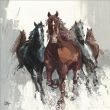 Reprodukce - Postavy & Akty - Les chevaux II