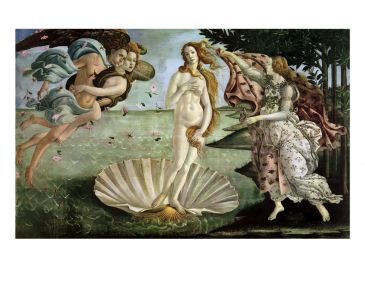Reprodukce - Renesance - Birth of Venus, Sandro Botticelli
